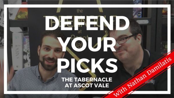 Defend Your Picks: Nathan Damilatis – The Tabernacle at Ascot Vale